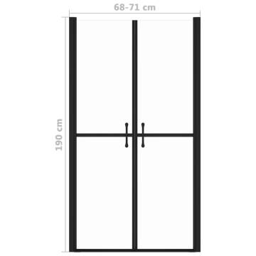 Shower Door Clear ESG (68-71)x190 cm | Elegant Bathroom Style