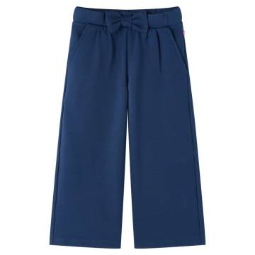 Kids' Wide Leg Pants Navy - Affordable & Stylish | Hipomarket