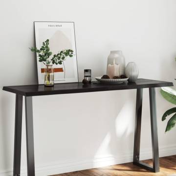 Dark Brown Solid Wood Table Top 140x50 cm | HipoMarket