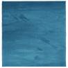 Rug OVIEDO Short Pile Turquoise 160x160 cm - Cozy & Stylish