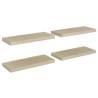 Floating Wall Shelves - Stylish Oak Shelving | HipoMarket