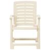 Elegant White Garden Chairs - 2 pcs Set | HipoMarket