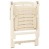 Elegant White Garden Chairs - 2 pcs Set | HipoMarket