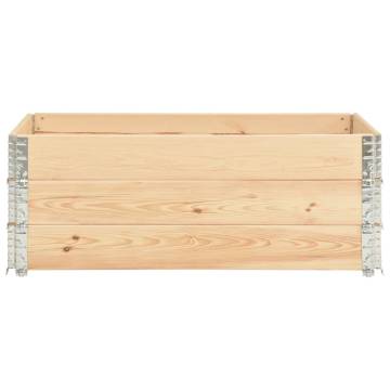 Raised Beds 3 pcs 50x150 cm Solid Pine Wood | Hipo Market