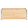 Raised Beds 3 pcs 50x150 cm Solid Pine Wood | Hipo Market