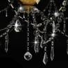 Elegant 2-layer Golden Chandelier - 15 x E14 Bulbs