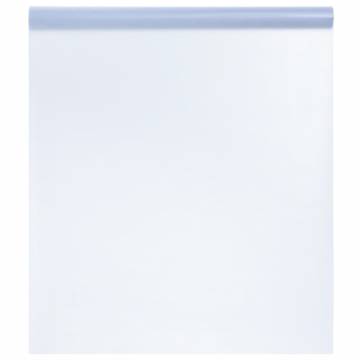 Window Films - 3 pcs Static Frosted Transparent Grey PVC