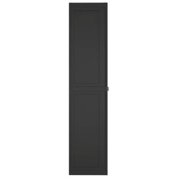 Outdoor Storage Cabinet Black 65x37x165 cm | HipoMarket