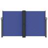 Retractable Side Awning Blue 140x1000 cm - Privacy Screen