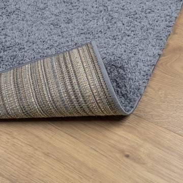 Shaggy Rug High Pile Modern Blue 300x400 cm | Hipomarket UK