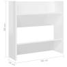 High Gloss White Wall Shoe Cabinets - 4 pcs - Save Space