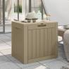 Garden Storage Box Light Brown 55.5x43x53 cm | Hipomarket