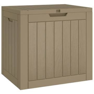 Garden Storage Box Light Brown 55.5x43x53 cm | Hipomarket