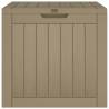 Garden Storage Box Light Brown 55.5x43x53 cm | Hipomarket