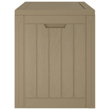 Garden Storage Box Light Brown 55.5x43x53 cm | Hipomarket