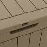 Garden Storage Box Light Brown 55.5x43x53 cm | Hipomarket