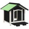 Dog Kennel Grey 65x65x61.5 cm - Solid Pine Wood | HipoMarket