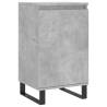 Stylish Concrete Grey Sideboard - 40x35x70 cm Engineered Wood