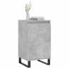 Stylish Concrete Grey Sideboard - 40x35x70 cm Engineered Wood