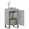 Stylish Concrete Grey Sideboard - 40x35x70 cm Engineered Wood