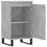 Stylish Concrete Grey Sideboard - 40x35x70 cm Engineered Wood