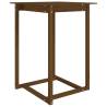 Bar Table Honey Brown - Solid Wood Pine 80x80x110 cm | HipoMarket