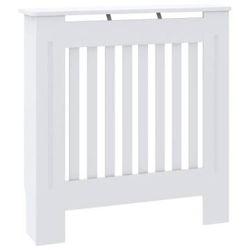 MDF Radiator Cover White 78 cm - Stylish & Durable Design