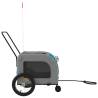 Durable Pet Bike Trailer - Blue & Grey Oxford Fabric | Hipo Market