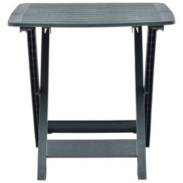 Folding Garden Table Green - Durable & Stylish | Hipo Market