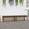 2-Seater Garden Bench Honey Brown - Solid Pine Wood