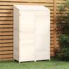 Garden Shed White 102x52x174.5 cm Solid Wood Fir Colour white Size 102 x 52 x 174.5 cm Quantity in Package 1 