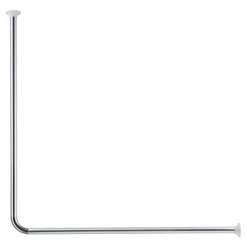 Kleine Wolke Shower Curtain Rod - 3 Sizes Chrome - Stylish & Easy