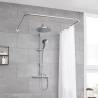 Kleine Wolke Shower Curtain Rod - 3 Sizes Chrome - Stylish & Easy