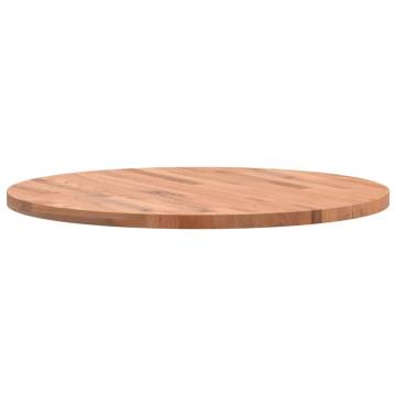 Round Solid Wood Beech Table Top Ø70 cm | Hipomarket