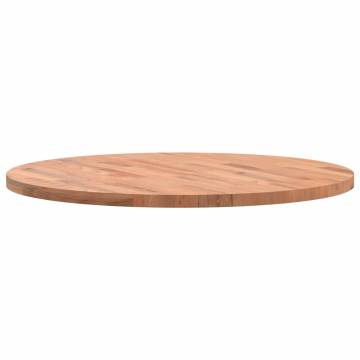 Round Solid Wood Beech Table Top Ø70 cm | Hipomarket