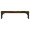 Monitor Stand Smoked Oak - Ergonomic Design & Storage | HipoMarket