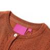 Kids' Cardigan Knitted Cognac - Stylish & Comfortable