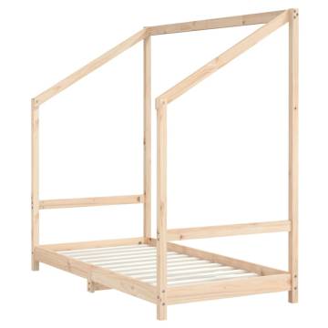 Kids Bed Frame 80x160 cm - Solid Wood Pine - Hipo Market