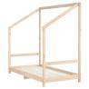 Kids Bed Frame 80x160 cm - Solid Wood Pine - Hipo Market