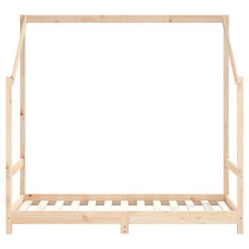 Kids Bed Frame 80x160 cm - Solid Wood Pine - Hipo Market