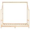 Kids Bed Frame 80x160 cm - Solid Wood Pine - Hipo Market