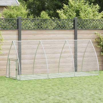 Rabbit Cage Silver 300x105x120 cm - Galvanised Steel