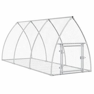 Rabbit Cage Silver 300x105x120 cm - Galvanised Steel