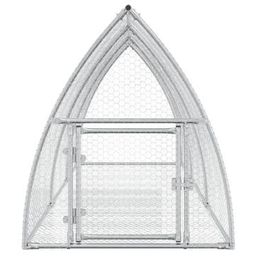 Rabbit Cage Silver 300x105x120 cm - Galvanised Steel