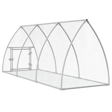 Rabbit Cage Silver 300x105x120 cm - Galvanised Steel