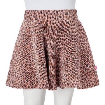 Kids' Old Pink Leopard Skirt - Stylish & Comfortable | Hipo Market