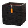 Capi Planter Nature Rib Square 50 x 50 cm Black Colour black Size 50 x 50 cm Quantity in Package 1 