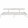 Super King Size White Solid Wood Bed Frame - 180x200 cm