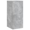 3 Piece TV Wall Cabinets with LED Lights - Concrete Grey