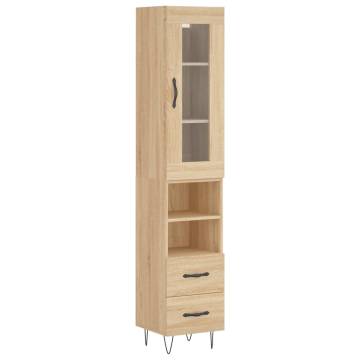 Highboard Sonoma Oak - Stylish Storage Solution | Hipo Market